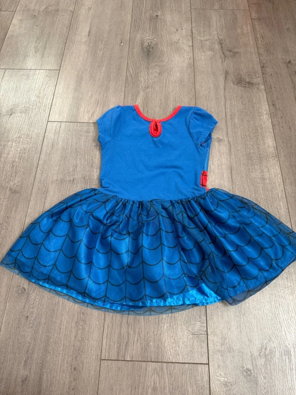 Spiderman Girls Costume Dress with Leggings and Headband Size 3t - Picture 3 of 8